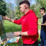 Художественный пленэр в Парке кованых фигур