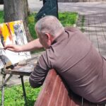Художественный пленэр в Парке кованых фигур