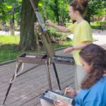 Художественный пленэр в Парке кованых фигур