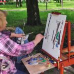 Художественный пленэр в Парке кованых фигур